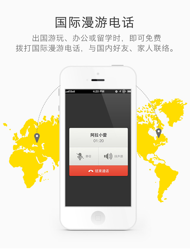 国际漫游电话
